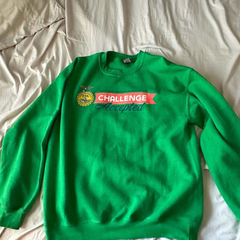 Green FFA Nebraska Crew Neck